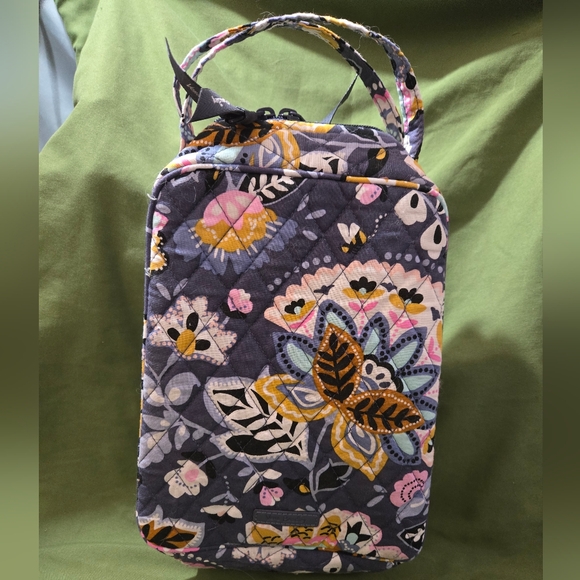 Vera Bradley Midnight Floral Travel Case/Lunch Tote NWOT - Picture 3 of 6